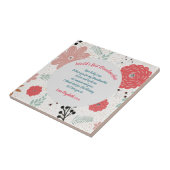 CADEAU - Oma-gedichten van kleinkinderen - MAATWER Tegeltje (Zijkant)