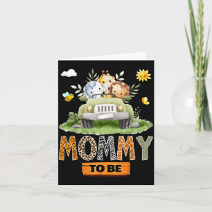 Cadeau onthulling babygeslacht Safari Jungle Diere Kaart