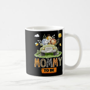 Cadeau onthulling babygeslacht Safari Jungle Diere Koffiemok