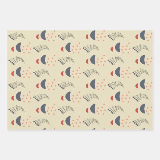cadeau papier abstracte motieven inpakpapier vel (Voorkant 2)