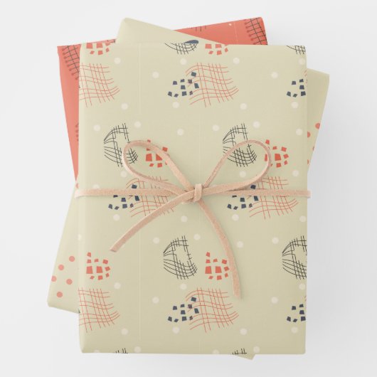 cadeau papier abstracte motieven inpakpapier vel (In situ)