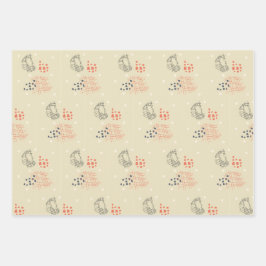 cadeau papier abstracte motieven inpakpapier vel