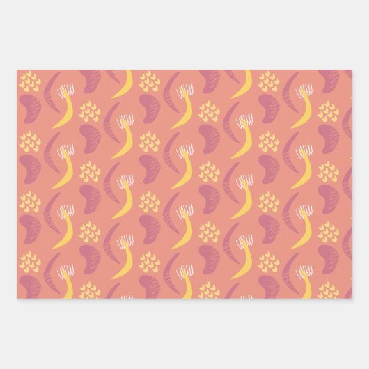 cadeau papier abstracte vormen inpakpapier vel (Voorkant 2)