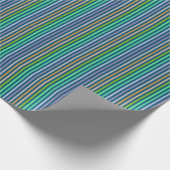 Cadeau-papier, kleurpastelregels 3 cadeaupapier (Hoek)