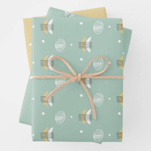 cadeau papier met abstracte motieven inpakpapier vel (In situ)