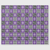 Cadeau-papier met kerstinrichting cadeaupapier (Vlak)