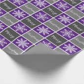 Cadeau-papier met kerstinrichting cadeaupapier (Hoek)