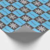 Cadeau-papier met kerstinrichting cadeaupapier (Hoek)