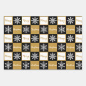 Cadeau-papier met kerstinrichting inpakpapier vel (Voorkant)