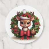 Cadeau Renne-etiket Bedankjes Labels (Voorkant)