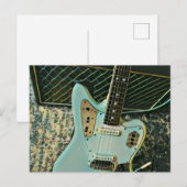 cadeau rockmuziek voor hem haar briefkaart (Voorkant / Achterkant)