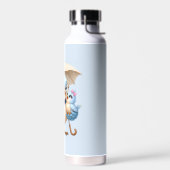 Cadeau roestvrij waterfles Vader Vogel (Links)