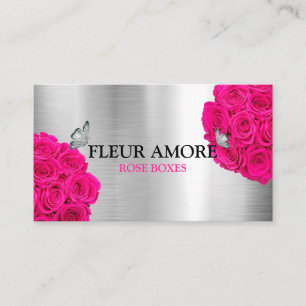 Cadeau Roos Dozen Flowers Flowerbox Visitekaartje