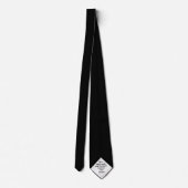 Cadeau schoonvader van bruid halsdoek stropdas (Achterkant)