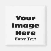 Cadeau Sjabloon: Creëer Uw Eigen Custom Magnet (Voorkant)