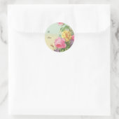 Cadeau Sticker Bloemen (Tas)