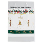 Cadeau Tas Kerst grappig speels Medium Cadeauzakje (Voorkant)