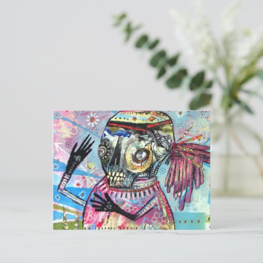 Cadeau Tense Briefkaart (Staand voorkant)