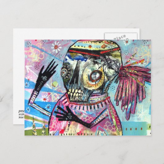 Cadeau Tense Briefkaart (Voorkant / Achterkant)