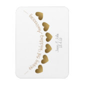 cadeau ter gelegenheid van de vijfde huwelijksdag magneet (Verticaal)