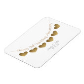 cadeau ter gelegenheid van de vijfde huwelijksdag magneet (Linkerzijde)