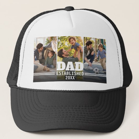 Cadeau ter gelegenheid van het vaderschap trucker pet (Voorkant)