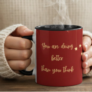 Cadeau ter motivatie voor geestelijke gezondheid v mok
