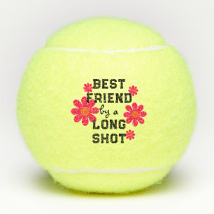 Cadeau ter waardering van beste vriend tennisballen
