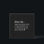 Cadeau ter waardering voor zusters. kaart<br><div class="desc">Cadeau ter waardering voor zusters.</div>