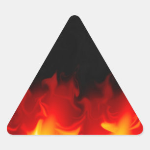 Cadeau uit de hel in brand sticker