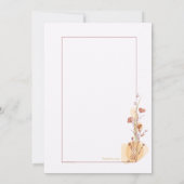 Cadeau-uitnodiging voor koppel kaart (Achterkant)