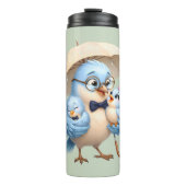 Cadeau Vader Vogel Thermische Tumbler Thermosbeker (Voorkant)
