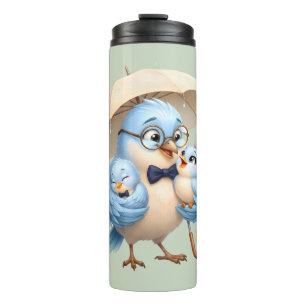 Cadeau Vader Vogel Thermische Tumbler Thermosbeker