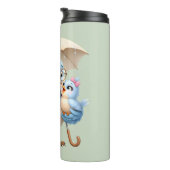 Cadeau Vader Vogel Thermische Tumbler Thermosbeker (Geroteerd rechts)