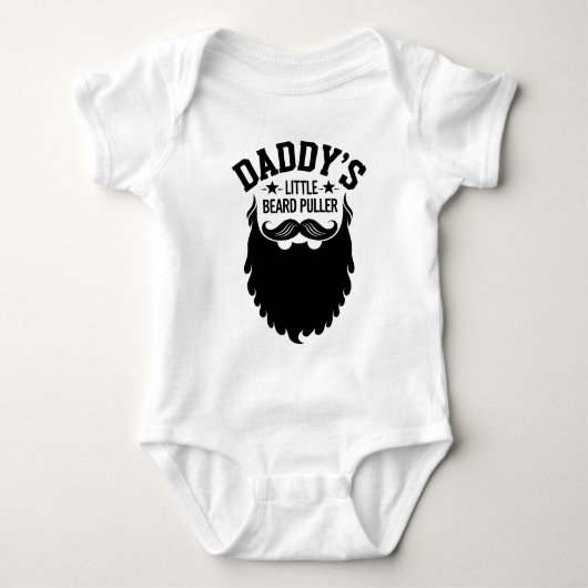 Cadeau Vaderdag, Baardentrekker van pappa Romper (Voorkant)