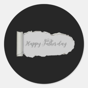 Cadeau Vaderdag voor Papa  Ronde Sticker