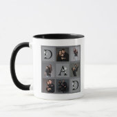 Cadeau Vaderdag voor vader Zwart Mok (Links)