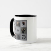 Cadeau Vaderdag voor vader Zwart Mok (Voorkant links)