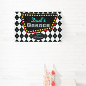 Cadeau Vader's Garage Uithangbord Banner (Insitu)