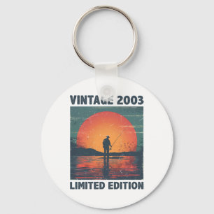 Cadeau van 22 jaar oud 2003 Vissen Visser Vis 22st Sleutelhanger