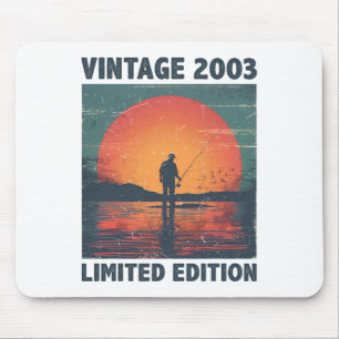 Cadeau van 23 jaar oud 2003 Vissen Visser Vis 22st Muismat