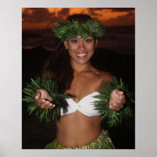 Cadeau van Aloha Poster
