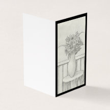 Cadeau van bloemen - Zwart