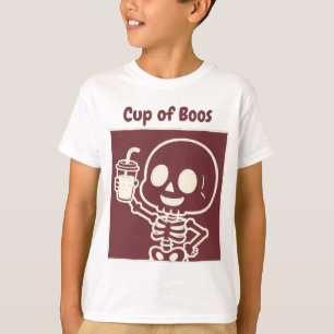 Cadeau van Boos Schattig Skelet Peuter Halloween T-shirt