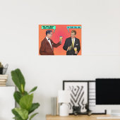 Cadeau van Conrad [grappige homoposter] Poster (Thuiskantoor)