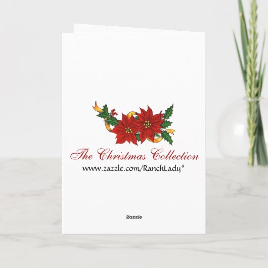 Cadeau van de Kaart van het Kerstkruis (Achterkant)