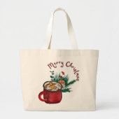 Cadeau van de Kerstman Gepersonaliseerde Kerst Grote Tote Bag