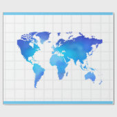 Cadeau van de reis cadeaupapier (Vlak)