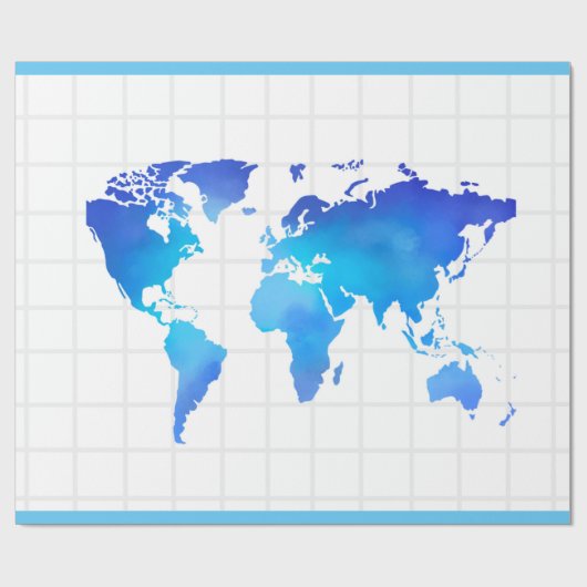 Cadeau van de reis cadeaupapier (Vlak)