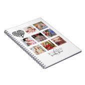 Cadeau van een familiebomen fotocollage voor oma notitieboek (Rechterzijde)